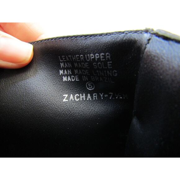 NINE WEST Size 5 M Brown Leather Zip 13" Knee High Fashion Boots - Picture 10 of 11